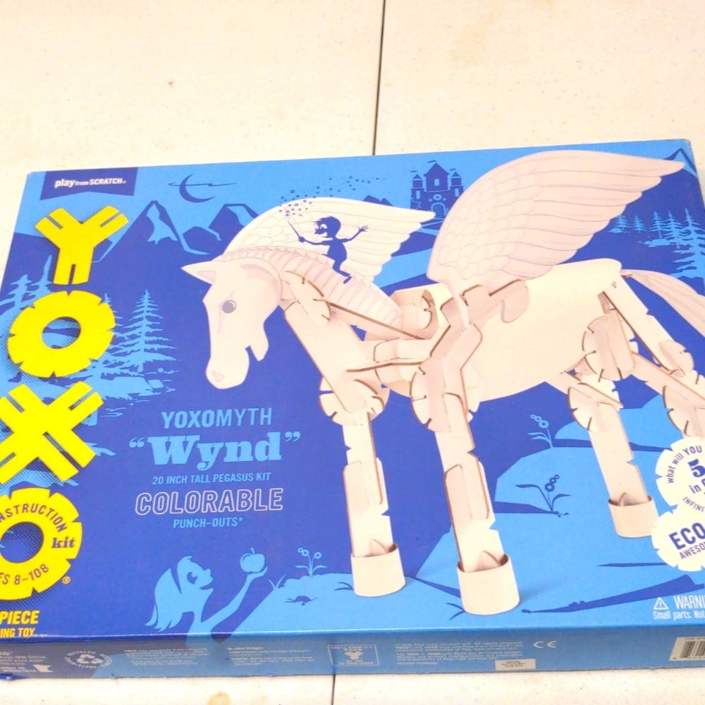 Wynd 20" tall pegasus kit 56 piece building toy